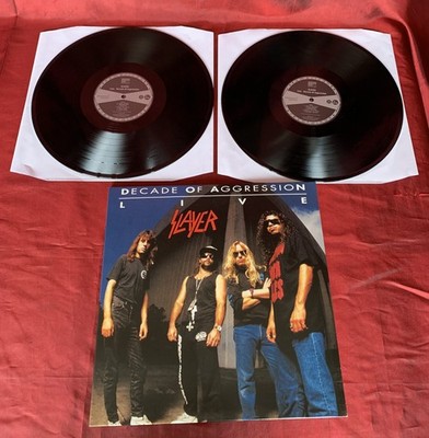 Lp Disc Slayer Decade of Aggression, gebraucht