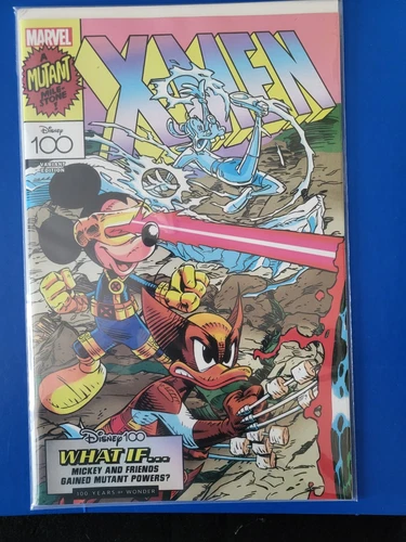 THE AMAZING SPIDER-MAN #39 2023 Disney 100TH What If Mickey X-MEN VARIANT 
