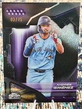 2026 Topps Chrome Black - Andres Gimenez Purple Refractor /75