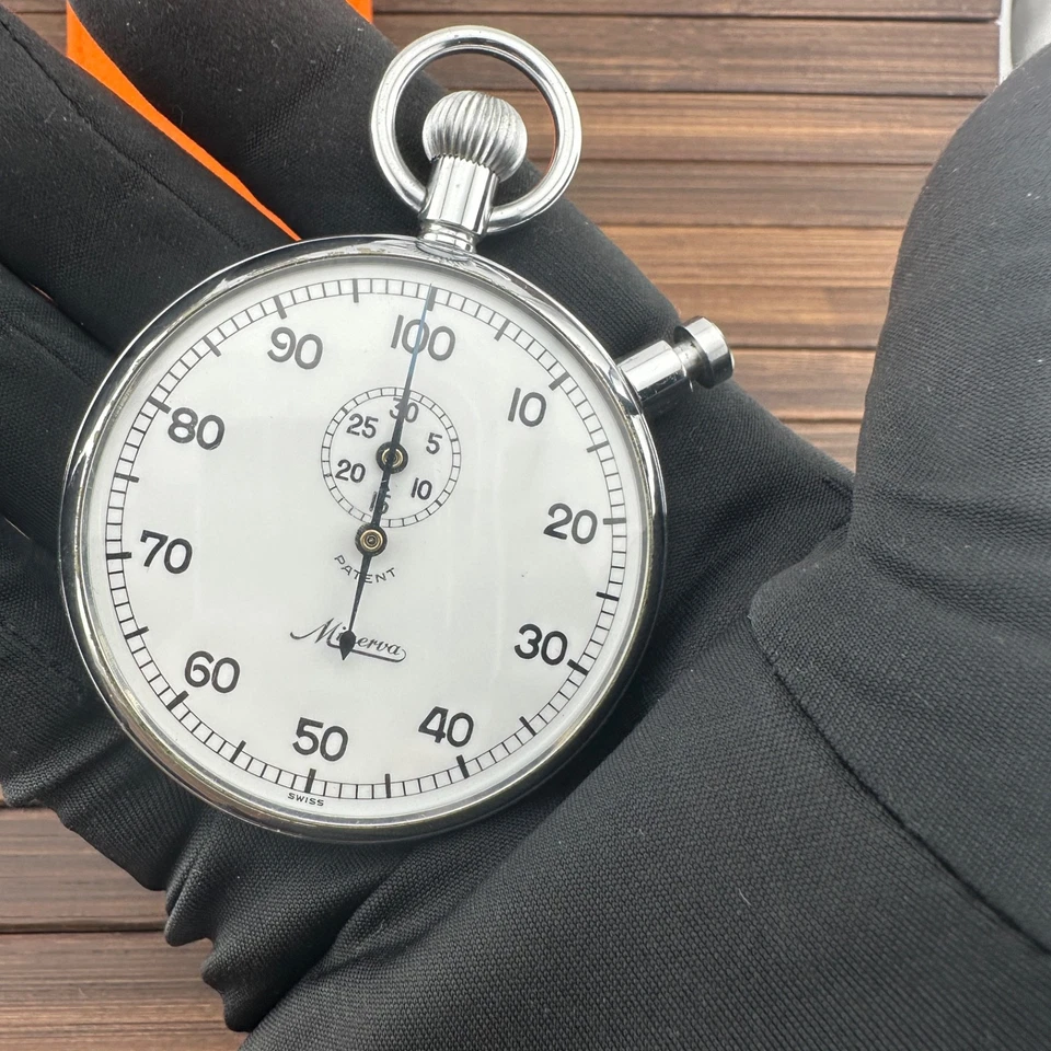 Orologio Tasca Minerva Cronografo Raro 57mm flyback Foto 3 de 4