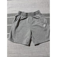 Nike Kids Sweat Shorts Gray Gym Track Casual Athletic Size L