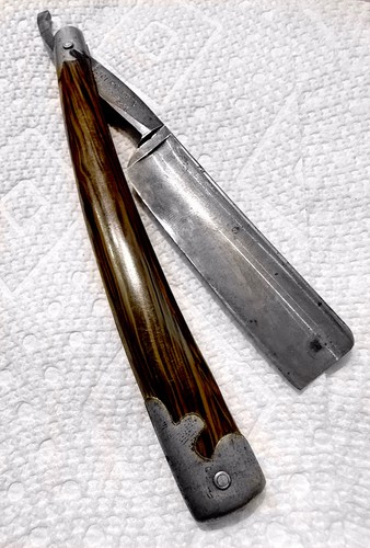 JOURNEYMEN BARBER # 296 VINTAGE STRAIGHT RAZOR_made in Germany