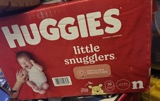 Cheap Huggies Lil Snugglers Disposable 76 Diapers, Size Newborn Up To 10 Lbs