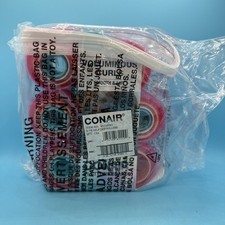 Conair Self Grip Hair Rollers Set of 31 Assorted Colors for Curls and Volume