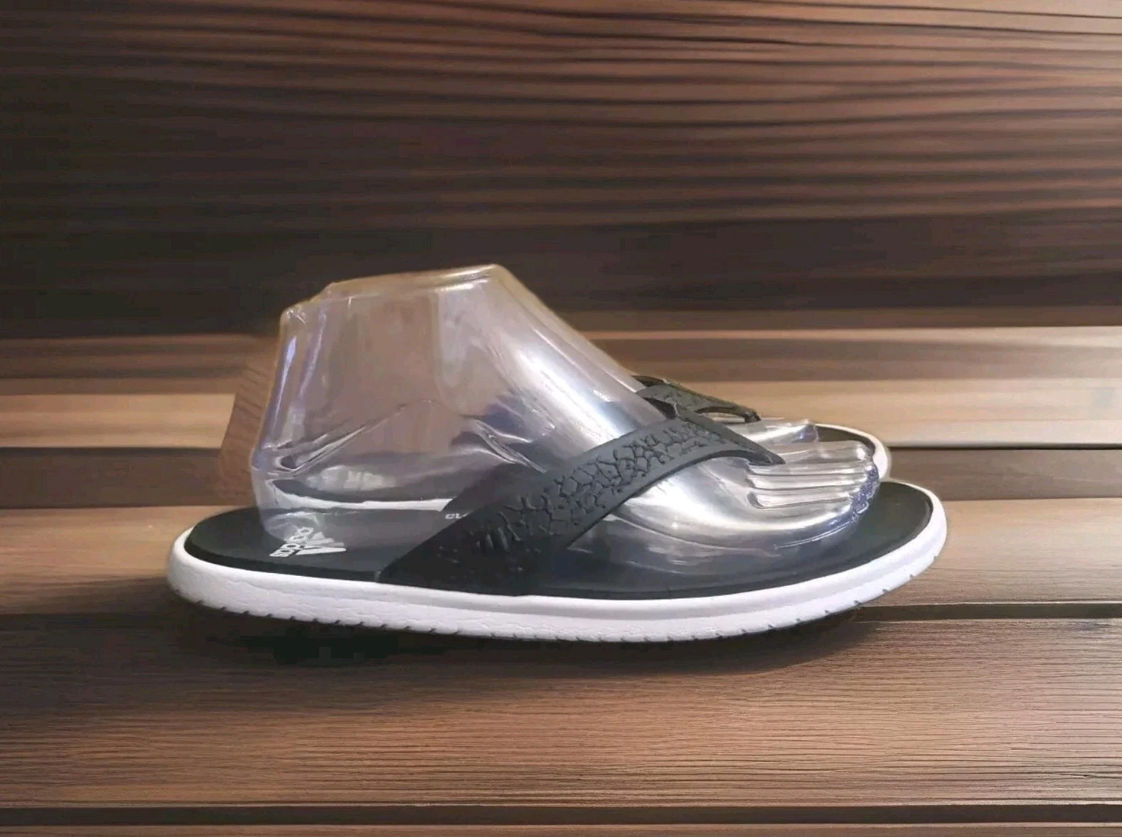 Adidas Cloudfoam infradito infradito infradito sandali uomo taglia 8 nero