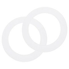 2 Pack Goof Ring for LED Recessed Downlights, 3.8" ID 5.3" OD Trim Ring, White