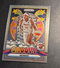 Panini 2025 Prizm WNBA Groovy Insert #15 Kiki Iriafen RC Mystics