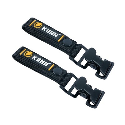 KUNN Glove Clips for Work,Safety Holder Strap and Snap Attached Black