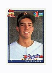 1991 Topps Micro #596 Ronnie Walden RC - BB