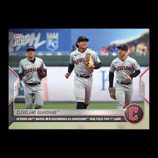 Cleveland Guardians - 2022 MLB Topps Now Card 4 - Print Run: 1601