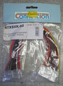 Netzteil Strom Kabel Adapter 20pin Buchse auf 20pin Stecker für ATX-Mainboard PC