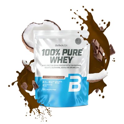 BioTech USA 100% Pure Whey Protein Pulver 1000g