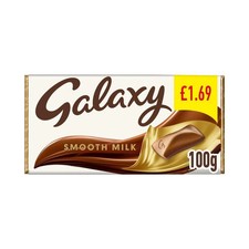 Galaxy Smooth Milk Chocolate Sharing Bars 100g PMP - from Giant Bradley's Sweet 