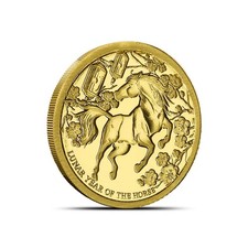 2026 1/2 Gram Pitcairn Islands Gold Lunar Year of the Horse Coin (BU) 6692.22 per troy oz