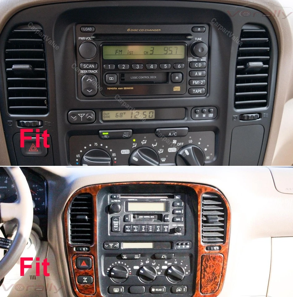 Radio estéreo para coche Toyota Land Cruiser 1999 2000 2001 Carplay Android GPS WIFI Foto 2 de 4