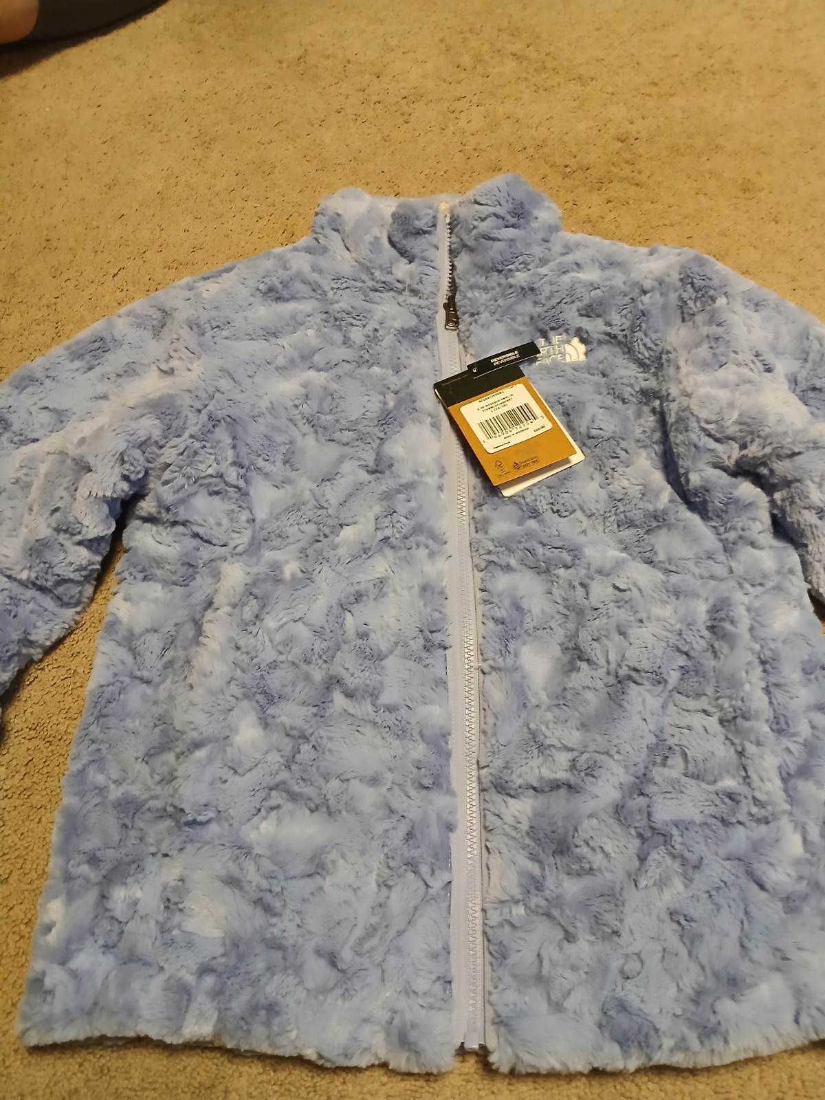 NorthFace girls Coat Jacket Size 14 / 16 Large L REVERSIBLE NEW winter MOSSBUD