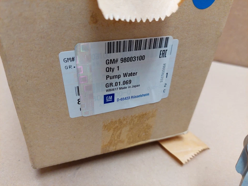 Vauxhall Astra G H 1.7 TD CDTi Engine Water Pump Opel GM 98003100 Genuine - Image 4 of 4