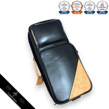 GARD BAGS 4ECLK Black Leather Double Trumpet Case Fits 2 Trumpets Cornet