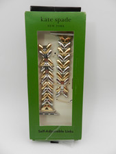 kate spade new york Women's Two-Tone Stainless Steel Band for Apple Watch 38-46m