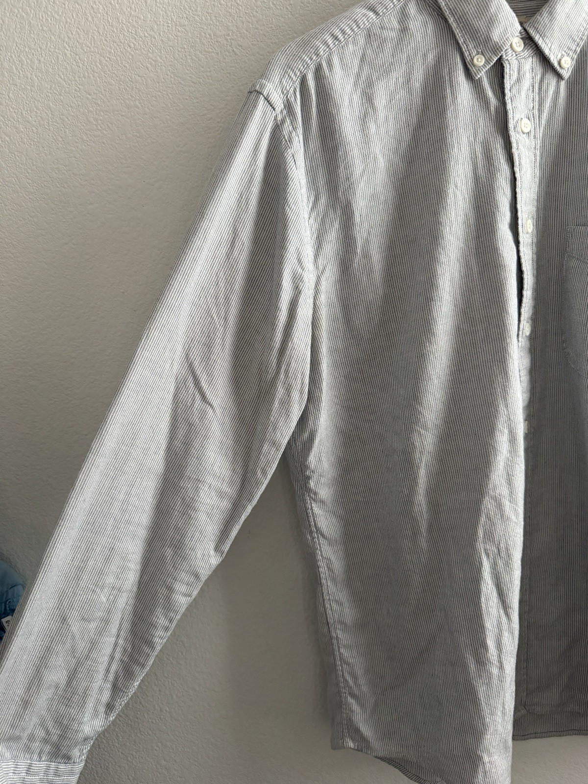 Faherty Striped Button Down Shirt Size Large - image 4