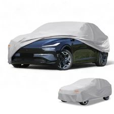 Car Cover Waterproof All Weather Silver Tone Fit for SUV Length 181" to 190"