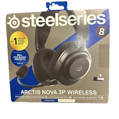  SteelSeries  Arctis Nova 3P Wireless Gaming Headset  PS5 PC Switch Quest More