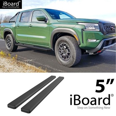 APS Running Board Wheel to Wheel Fit Nissan Frontier Crew Cab 5ft Bed 05-26