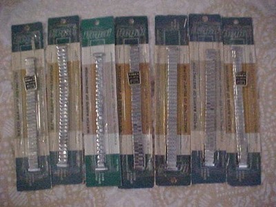 7 Vintage Regal Original Watch Band  Fits Timex Westclox  SILVER