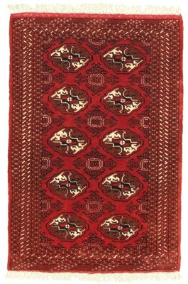 Hand Knotted Area Rug 3'2'' x 4'9'' Traditional Oriental Wool Carpet