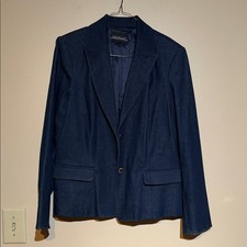 Joel  Elliot Satin-Lined Navy Blazer