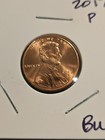2017 P Gem Bu Lincoln Shield Cent Penny Taken From A Obw Roll — photo 1