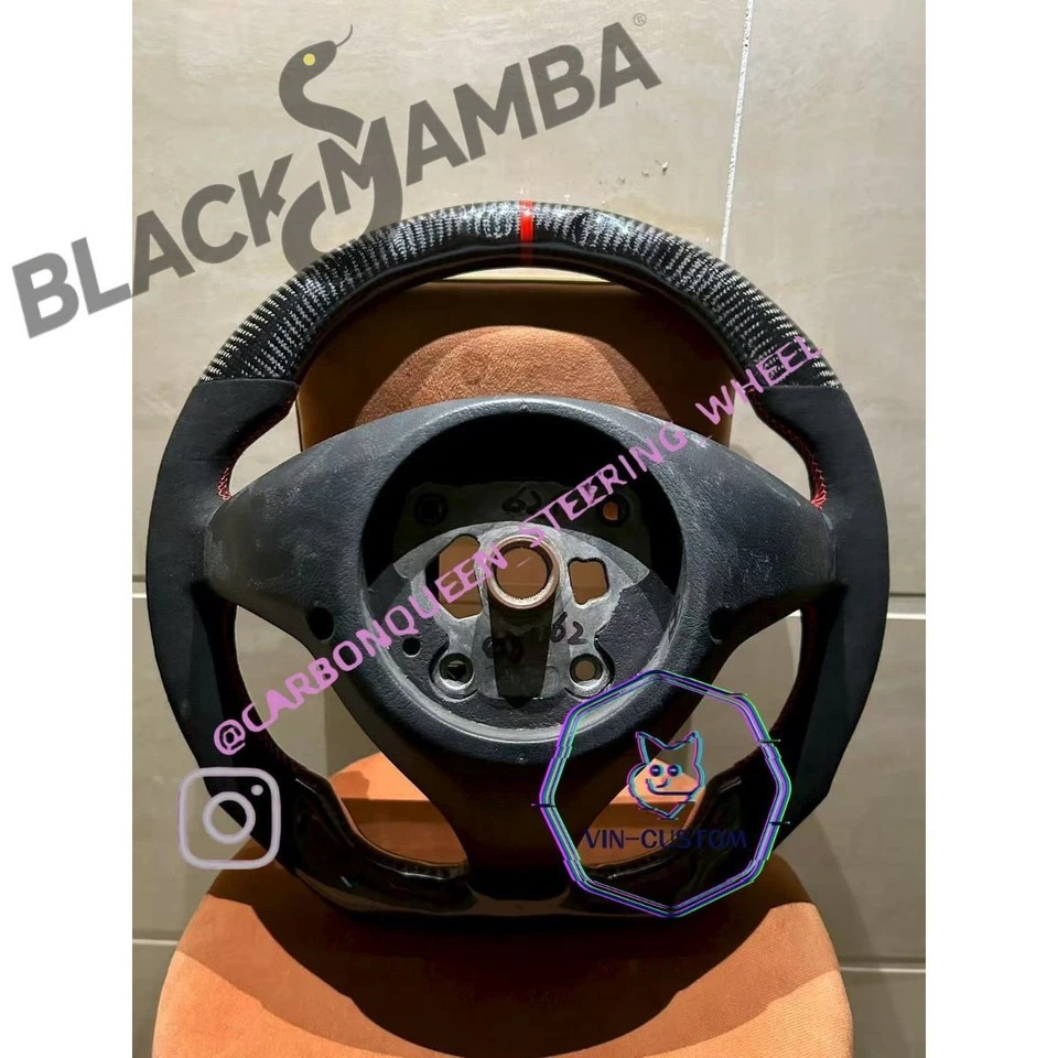 Mercedes Benz A CLASS A160/A180 CARBON FIBER STEERING WHEEL W/CONTROLS - Image 4 of 4