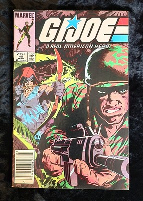 G.I. JOE: A REAL AMERICAN HERO #45 1986 Marvel Newsstand Mike Zeck Cover Art