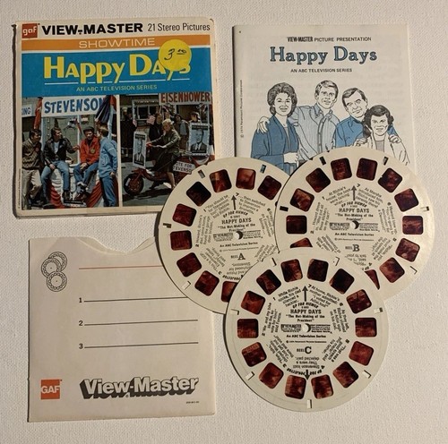 View-Master HAPPY DAYS - B586 - 3 Reel Set + Booklet (V2) - Picture 3 of 10