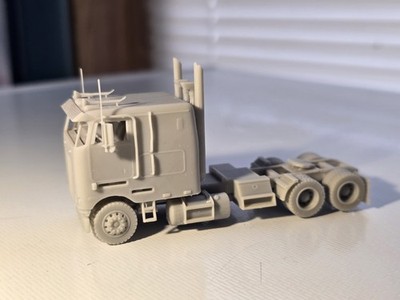 N Scale Peterbilt 362 Coe Sleeper Premium Line Undecorated Kit 3d Printed