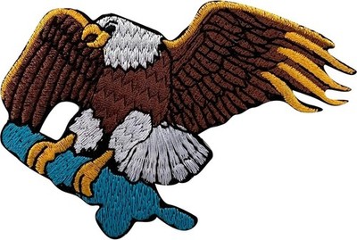 Amerikanischer Weißkopfseeadler Aufnäher Bügelbild Jacke Mantel T-Shirt Vogel bestickt Abzeichen