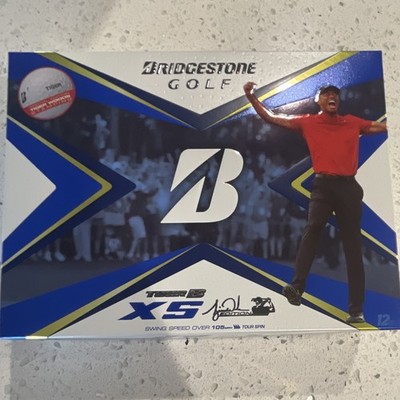 Bridgestone TOUR B XS Golf Balls Tour Spin Tour Preferred White/Blue 12 Pack