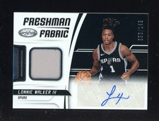 2018-19 Certified Freshman Fabric Lonnie Walker IV Player-Worn Patch AUTO /149