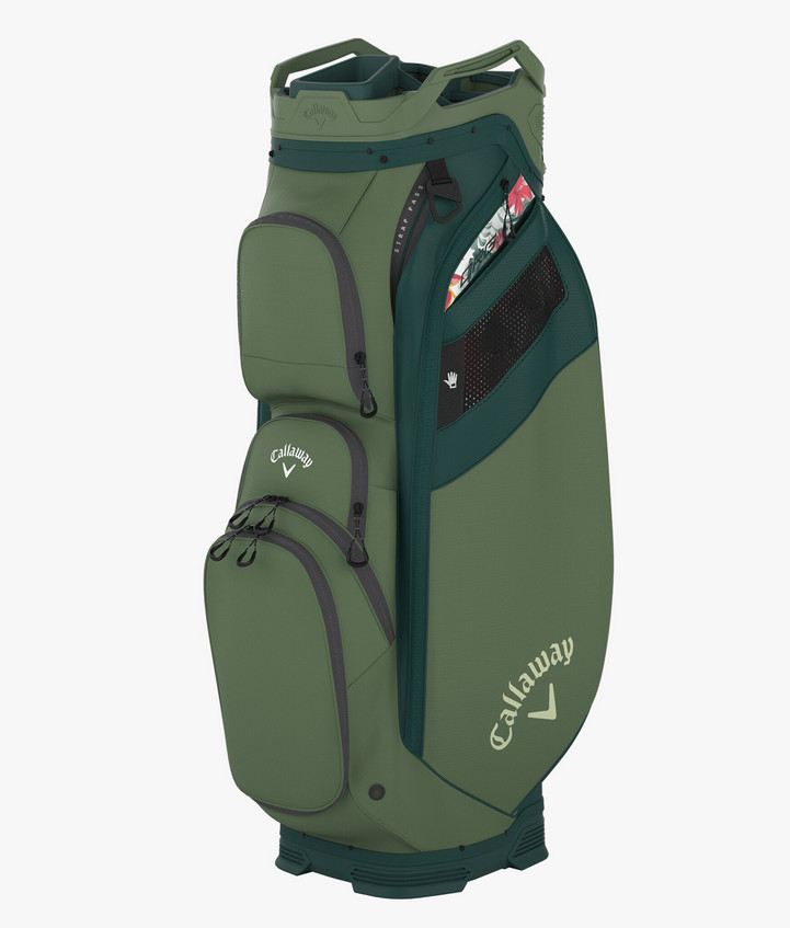 New Callaway Org. 14 Cart Bag Green Tropics