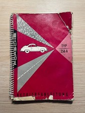 Porsche Tipo 356 A Manuale Manuale 1957 Manuale Istruzioni Manuale Originale