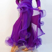 Waltz Latin Tango Modern Dance Ballroom Fishtail Skirts Dancewear Practice Dress