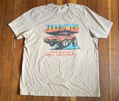 Jake Owen Best Thing Since Backroads Graphic Print T-Shirt Men s 2XL Beige