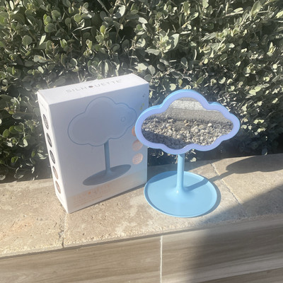 Silhouette cloud LED Vanity Mirror With Accessory Tray Stand New In Box
