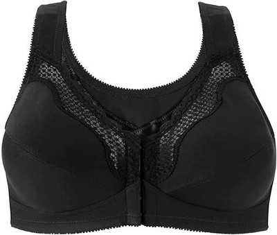 EXQUISITE FORM Fully Front Close CLASSIC SUPPORT BRA 44C Damask Stretch Comfort