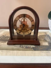 Vintage GE Skeleton Tabletop Clock – Battery Operated – Excellent Condition