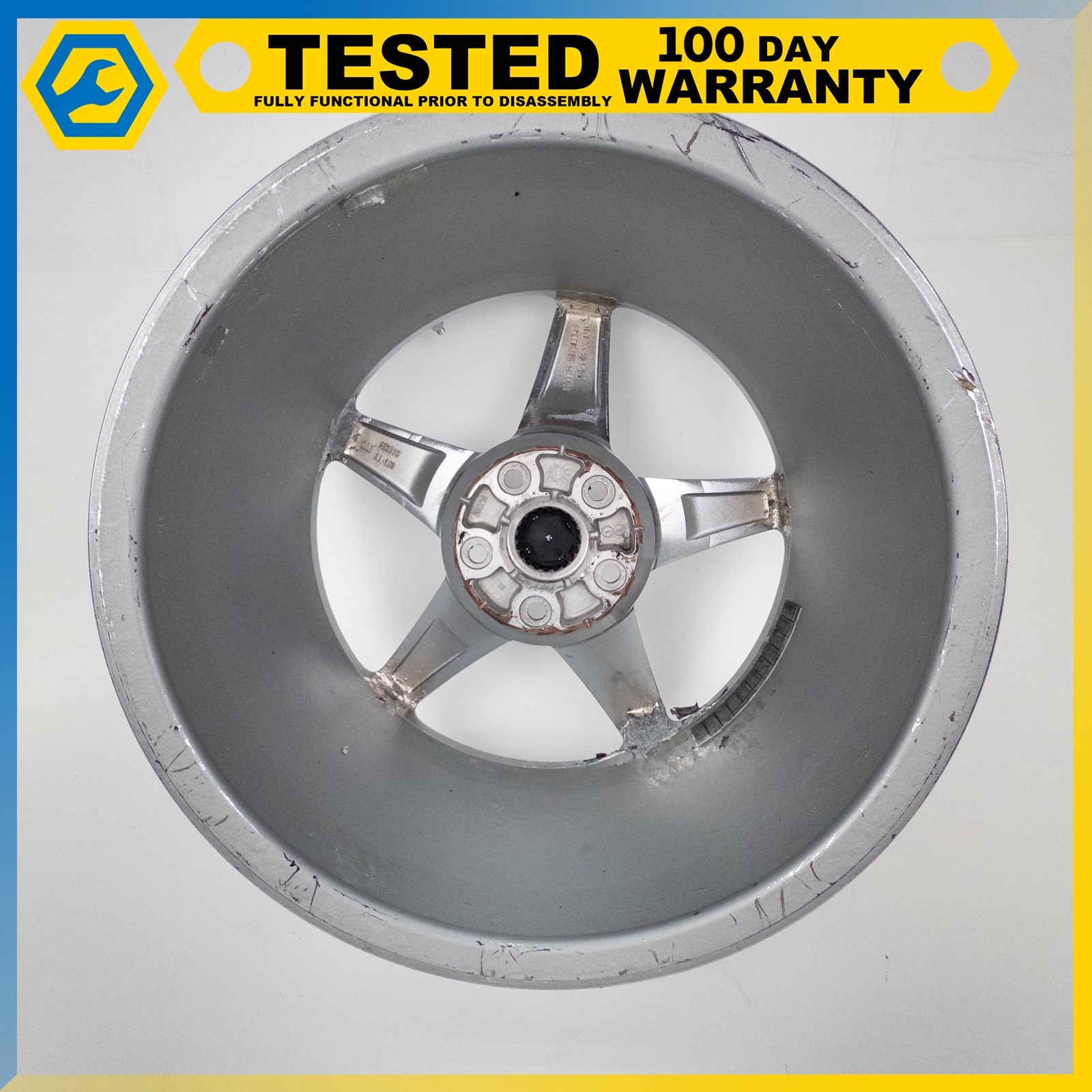 05-13 CHEVROLET CORVETTE C6 18X8,5J FRONT WHEEL RIM POLISHED OEM