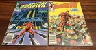 Vintage Comic Lot Of 2- Daredevil- Marvel Comics  208 & 209 Newsstand Mid Grade