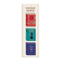 Galison - Vintage Books Shaped Magnetic Bookmarks - Bookmark - G245Z