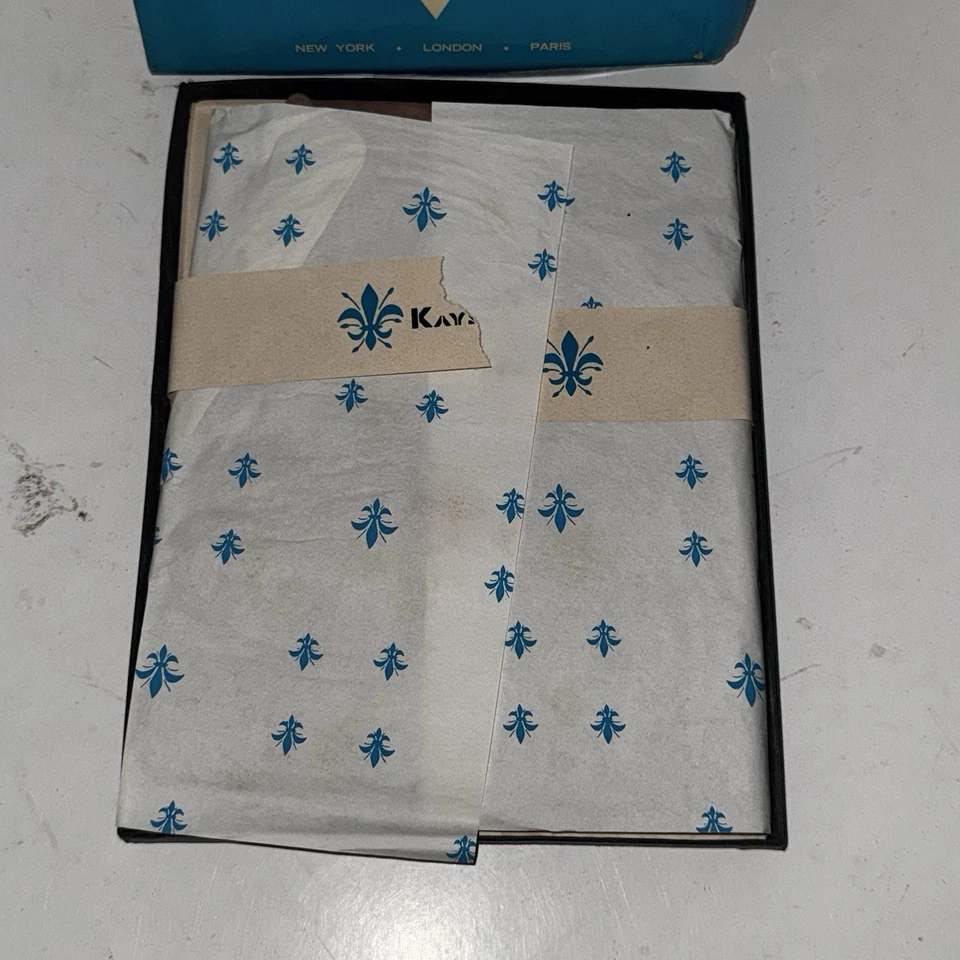 Vintage Kayser Nylon Stockings 11-M Fit-All-Top Mocha Brown w/ Original Box - Image 3 of 4