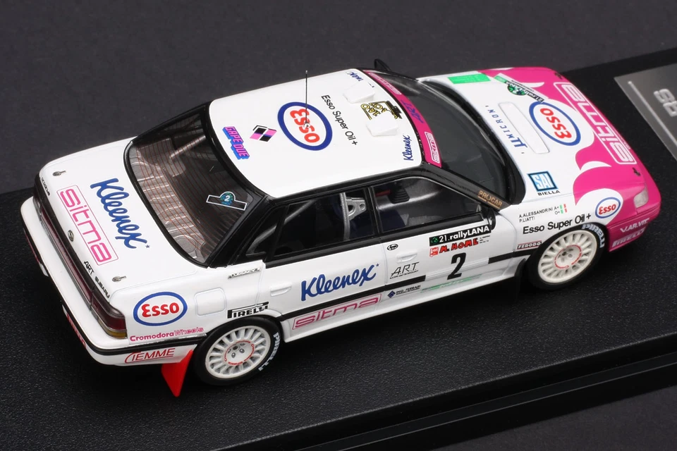 SUBARU LEGACY RS #2 1993 LIATTI ALESSANDRINI LANA RALLY HPI MIRAGE 8272 1/43 - Immagine 3 di 4